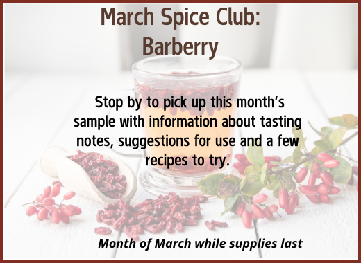 March Spice Club: Barberry