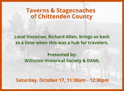 Taverns & Stagecoaches of Chittenden County