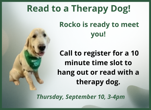 Read to a Dog (Rocko)